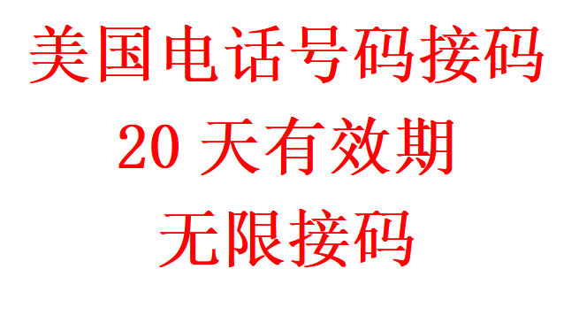 美国电话号码接码25天（可语音）